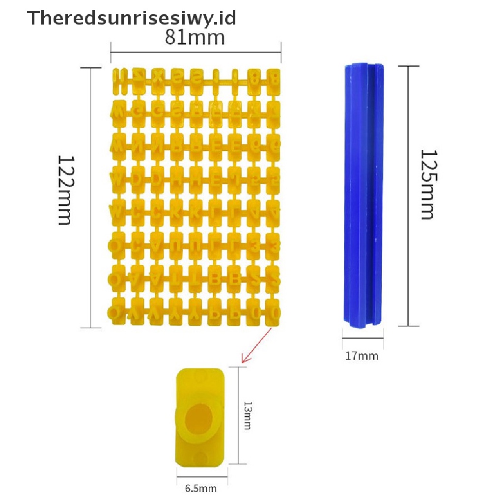 # Alat Rumah Tangga # Cetakan Adonan Kue Biskuit Desain Huruf Alfabet Model Emboss
