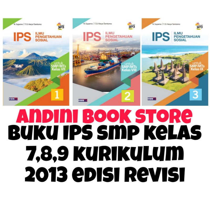 BUKU IPS SMP/MTs KELAS 7,8,9 KURIKULUM 2013 REVISI