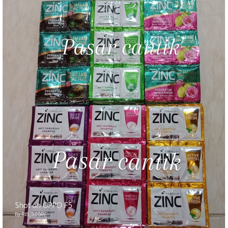 Shampo Zinc / Zinc sachet / Zinc Rencengan / Zinc Shampo