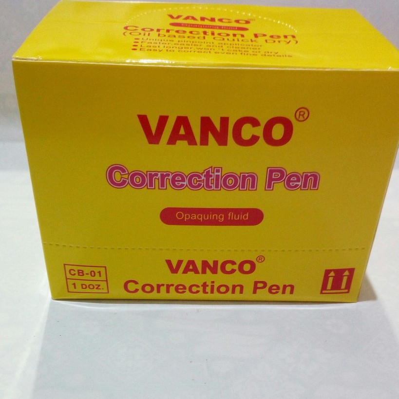 

Tipex Vanco CB-01 Isi 12pcs