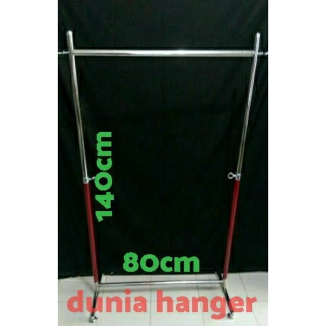 gawangan baju pipa bulat 80cm