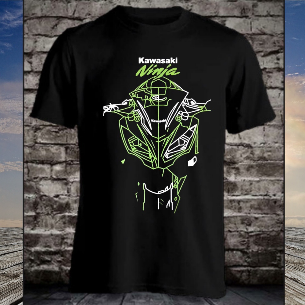 baju kaos pria / baju kaos kawasaki ninja / baju kaos motor / baju kaos komonitas / baju kaos distro