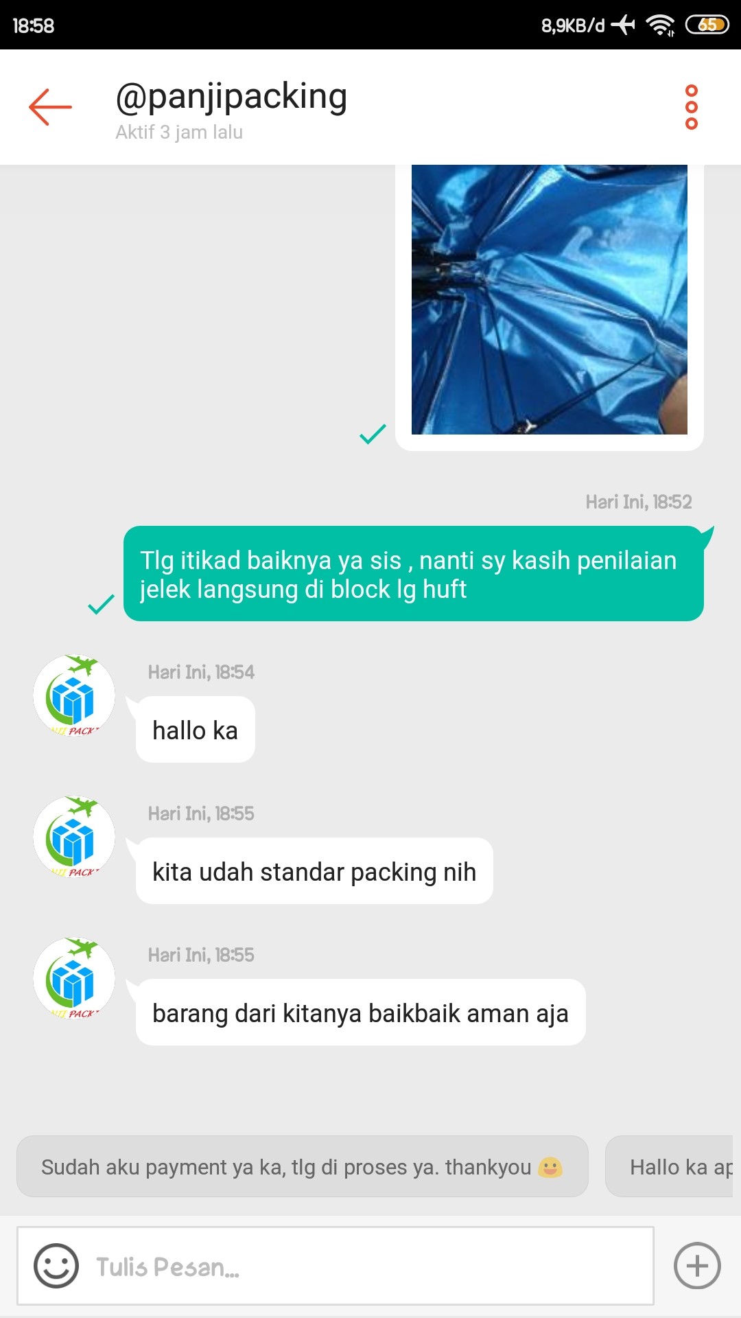 Payung Lipat Dewasa Mungil Lucu Praktis Termurah