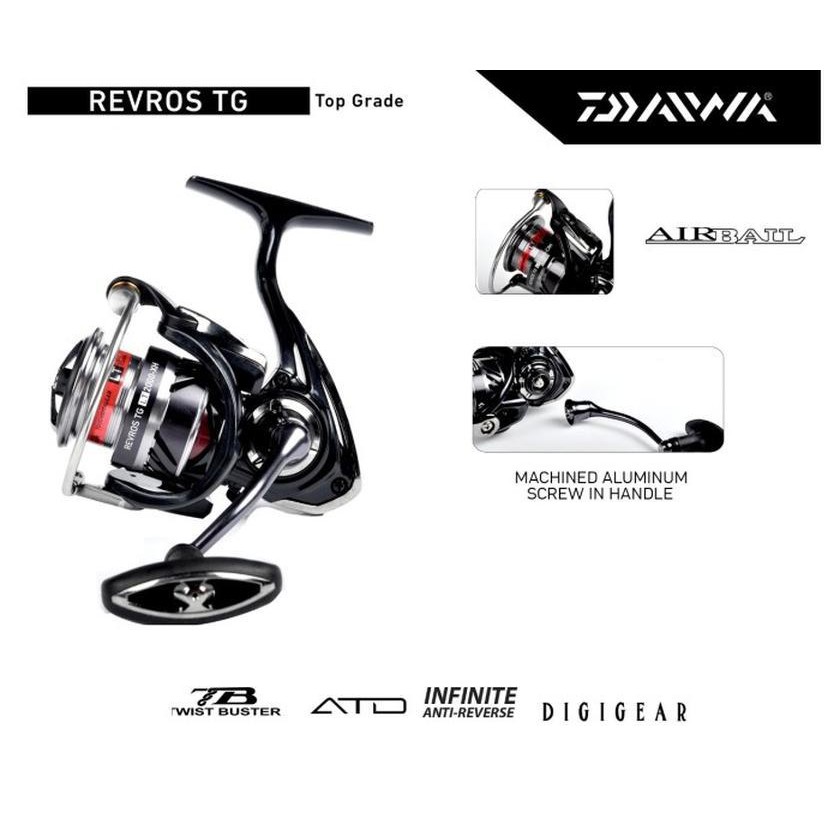 REEL PREMIUM DAIWA ASLI REVROS TG TOP GRADE IMPORT JAPAN QUALITY - TG 1000