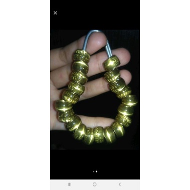 ring merpati kuningan ketrok donat