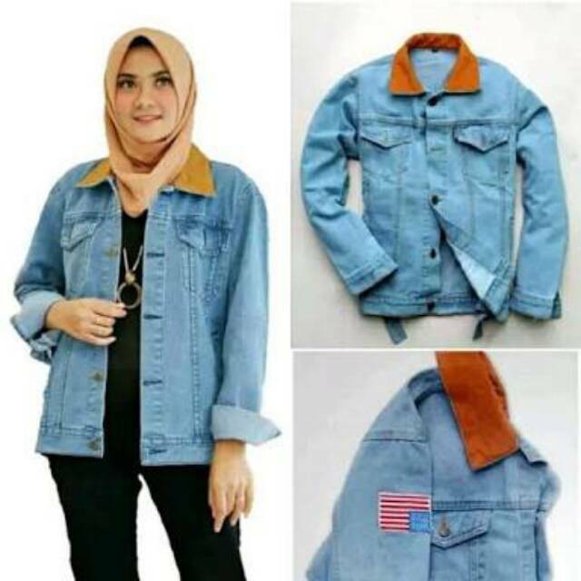 Jaket Dilan Wanita | Jaket Jeans Denim Dilan Cewek