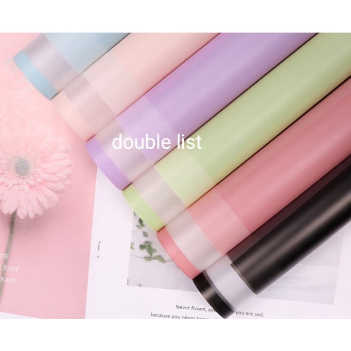 

kertas celliphane list putih#bahan buket#kertas buket#