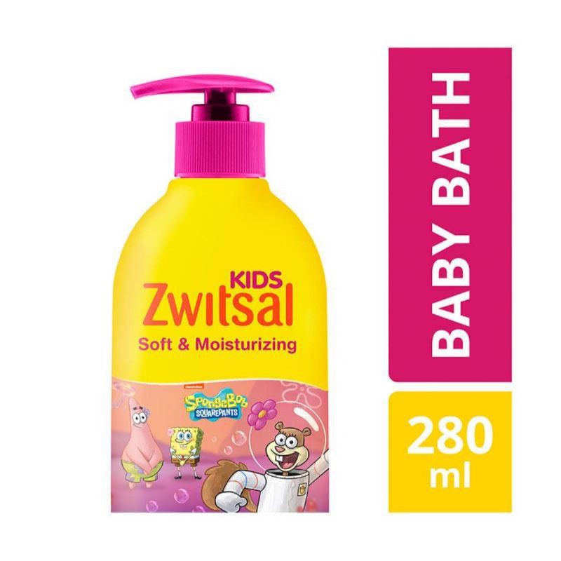 Zwitsal kids bubble bath soft &amp; moisturizing ; clean &amp; fresh 280 ml