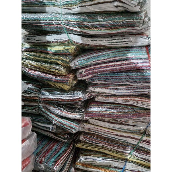 Keset handuk 40 x 60 salur murah / keset kamar mandi - tebal