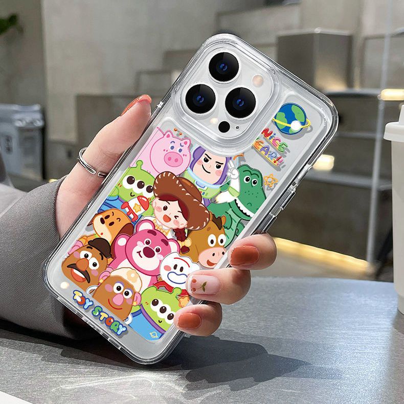 Soft Case Silikon TPU Motif Kartun Lucu Untuk IPhone 14 13 12 Pro 11 Pro X XR XS Max 6 6S 7 8 Plus