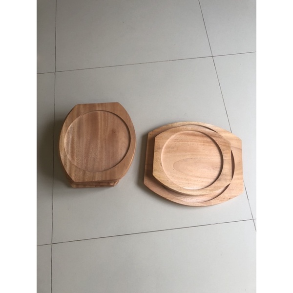 Tatakan Hot Plate Tatakan Kayu Alas Tatakan Piring Hotplate