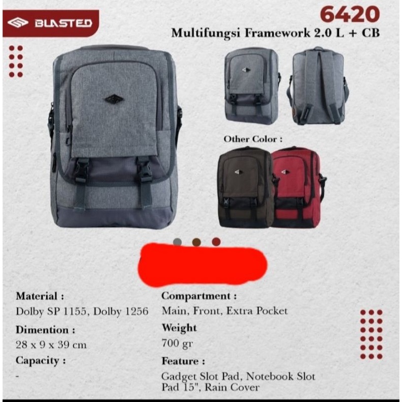 Tas Ransel Multifungsi Blasted