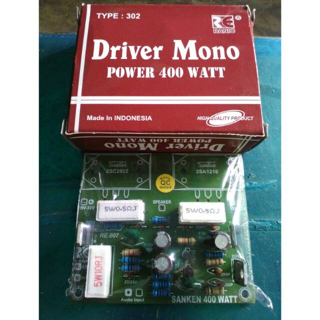 Kit Power Driver 400 Watt Mono