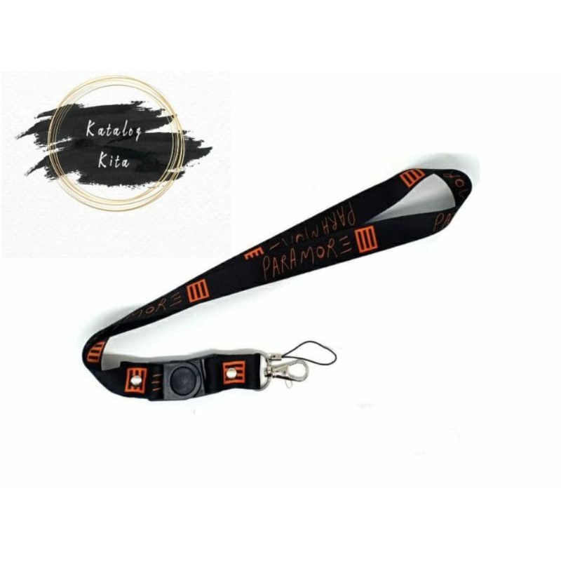 

Lanyard PARAMORE tali lanyard BAND gantungan kunci name tag id card kartu nama / tali lanyard gantungan leher