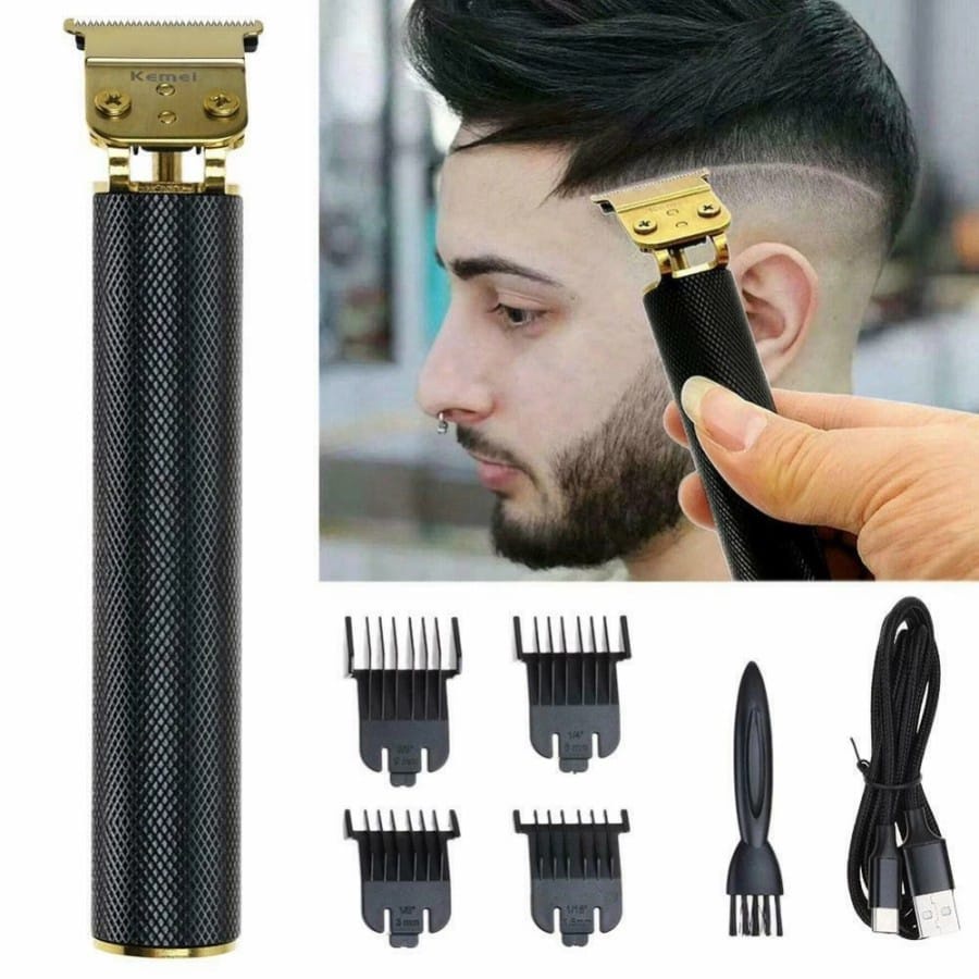 Alat Cukur Rambut Jenggot Kumis KEMEI KM 1971 Elektrik Dapat Di isi Ulang Tanpa Kabel - Hair Clipper Professional Barber Trimmer