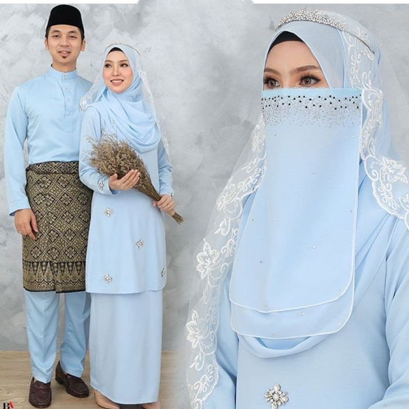 baju akad /baju nikah /Baju melayu /baju muslim /Baju Malaysia / ONE SET