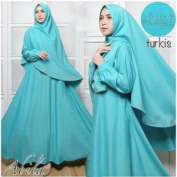 HOPYLOVY - Gamis Wanita Mote Abila