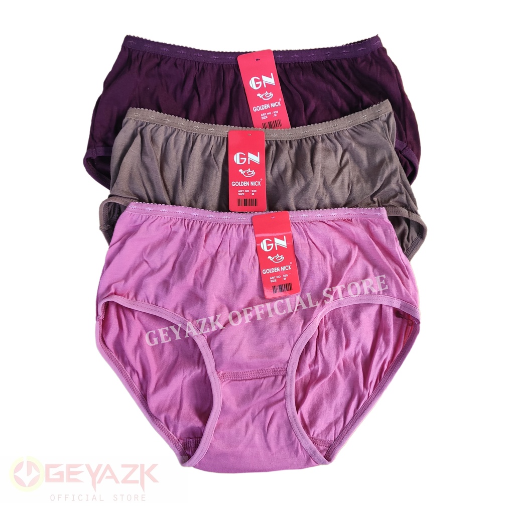 1 Pcs Celana Dalam Wanita Warna Gelap Cd Perempuan Real Pick