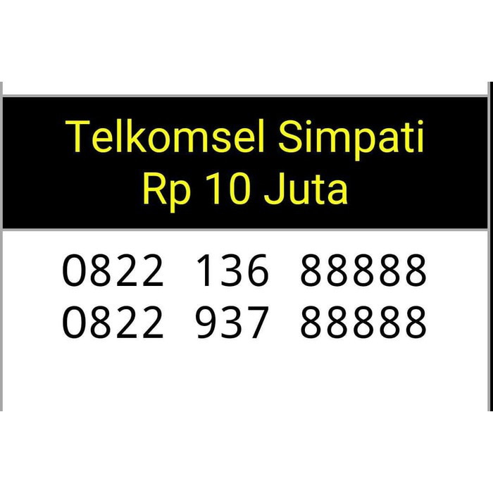 nomor cantik(0822 136 88888(0822 937 88888)telkomsel simPATI hoki