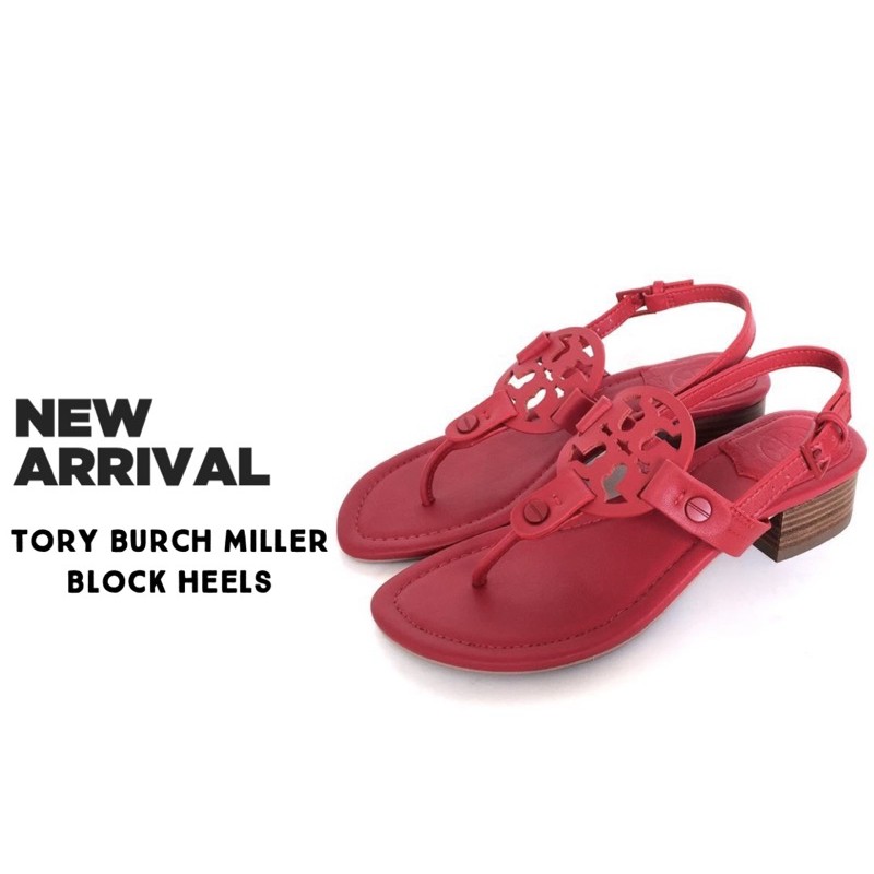Sendal Tory Burch Miller Block Heels Sandal