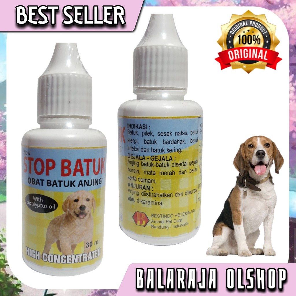 OBAT FLU DEMAM PILEK ANJING PUPPY STOP BATUK DOG