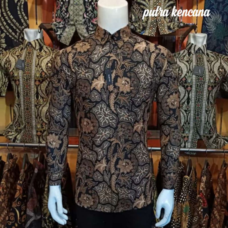 Baju Batik Pria Modern Batik Pria Lengan Panjang Modern Baju Batik Pria Slimfit