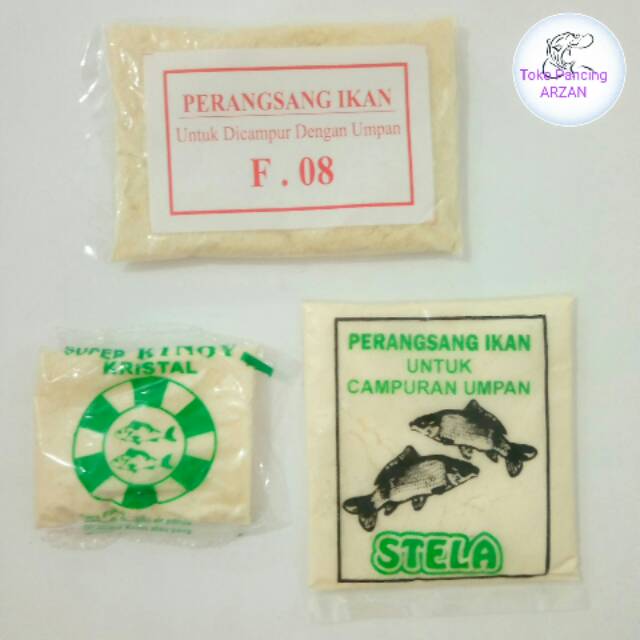Perangsang Ikan untuk Campuran Umpan (F. 08, Super Kinoy, Stella)