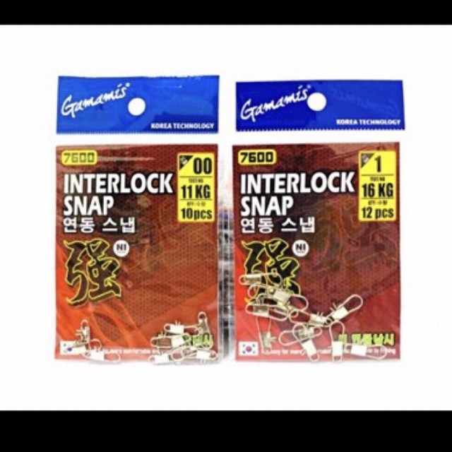 INTERLOCK SNAP GAMAMIS | Size : 00, 1