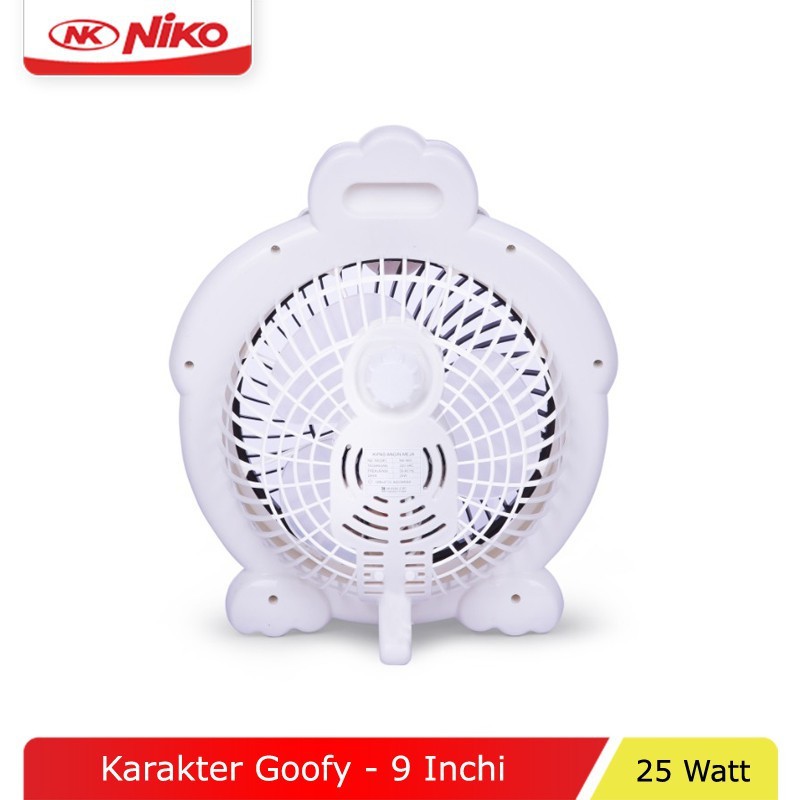 NIKO NK 905 Guffy - Kipas Angin Desk Fan 9&quot; / Kipas Angin Meja 9 Inch