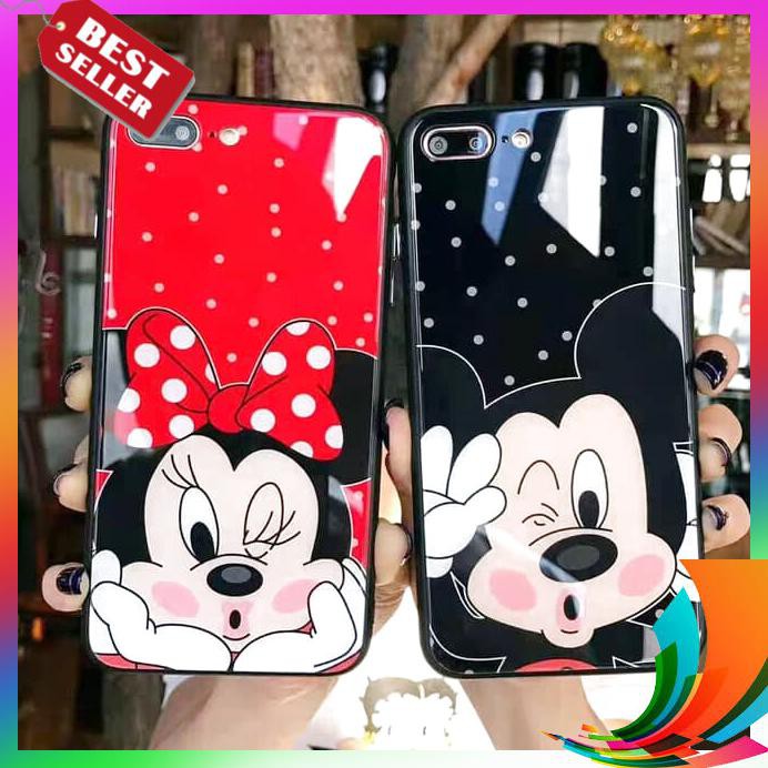 【TERBARU】 PREMIUM Case Hp Glass MOTIF DISNEY MICKEY MOUSE 3 HUAWEI NOVA 5T