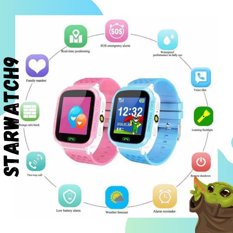 Jam Tangan Imo W16 Lumin Smartwatch Anak Gps Tracker Bisa Teleponan Voice Note-W16