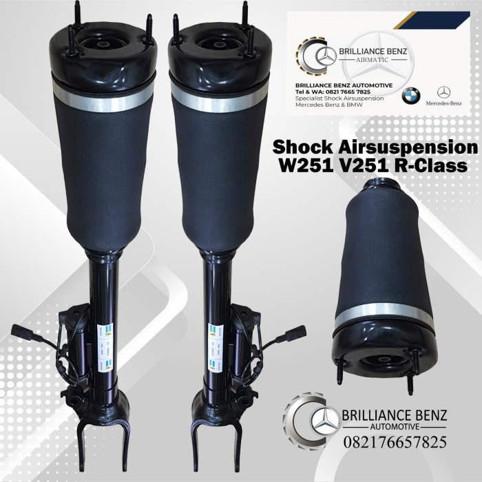 SHOCK AIRSUSPENSION W251 R-CLASS DEPAN MERCEDES BENZ AIRMATIC W251 ORI