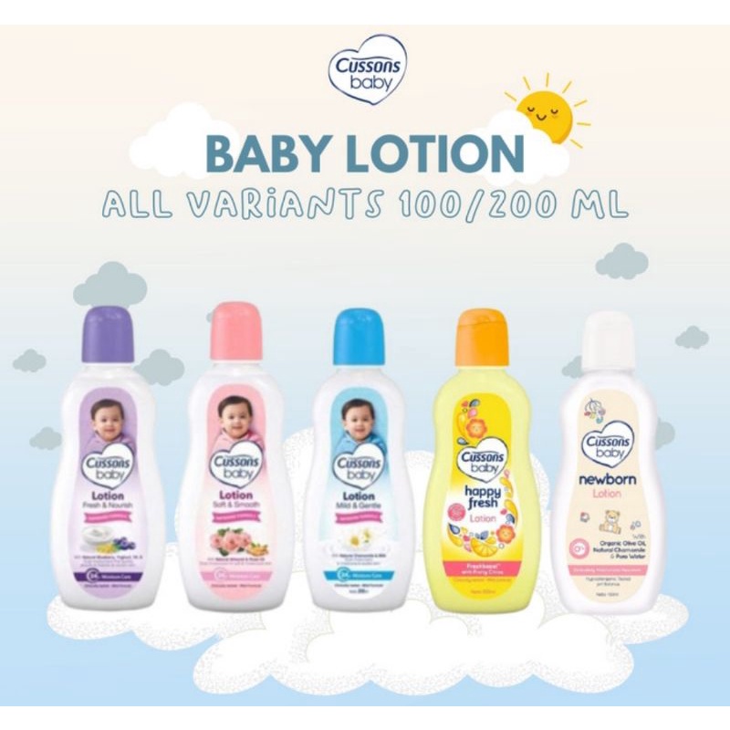 Cussons Baby Lotion 100 ml/Lotion Bayi