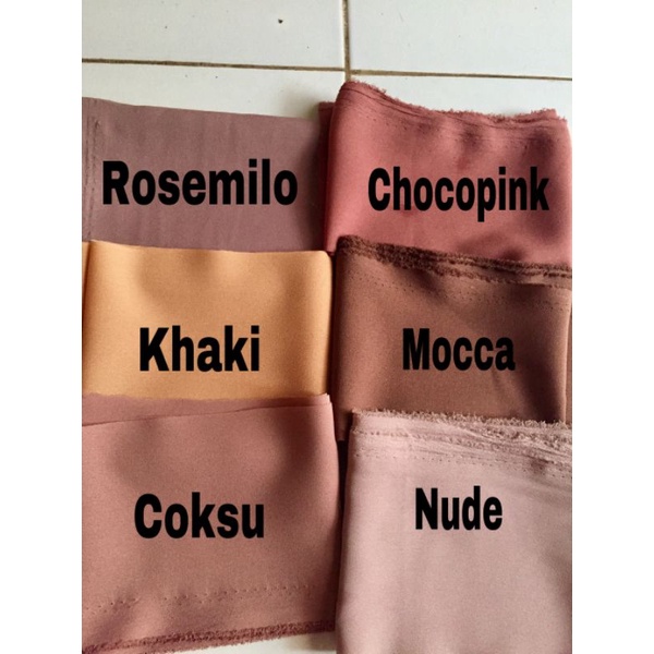 Delia instant khimar layer diamond crepe italiano (beli 3=100k)-Nude
