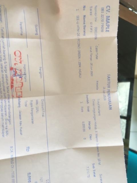 Tissue Hand Towel Economic Hijau