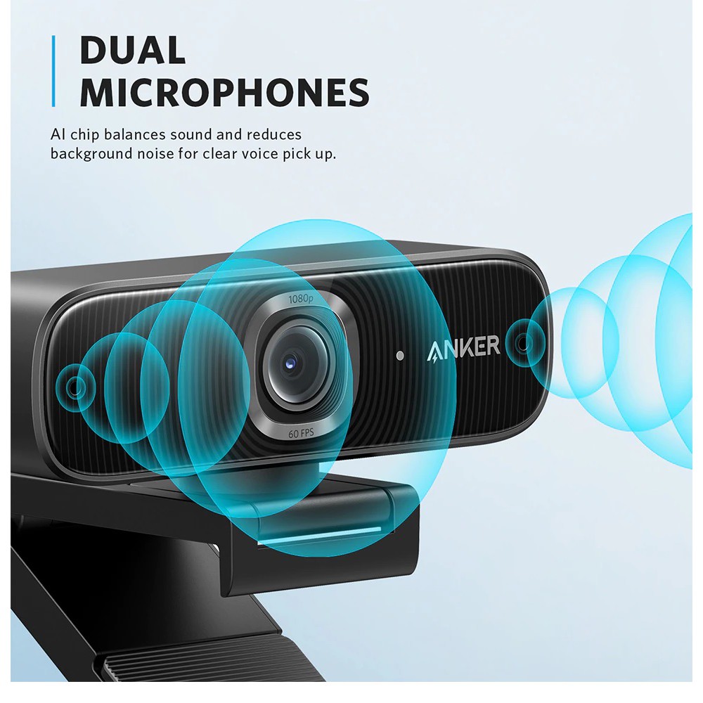 AKN88 - ANKER A3361 PowerConf C300 Smart AI WebCam 1080P