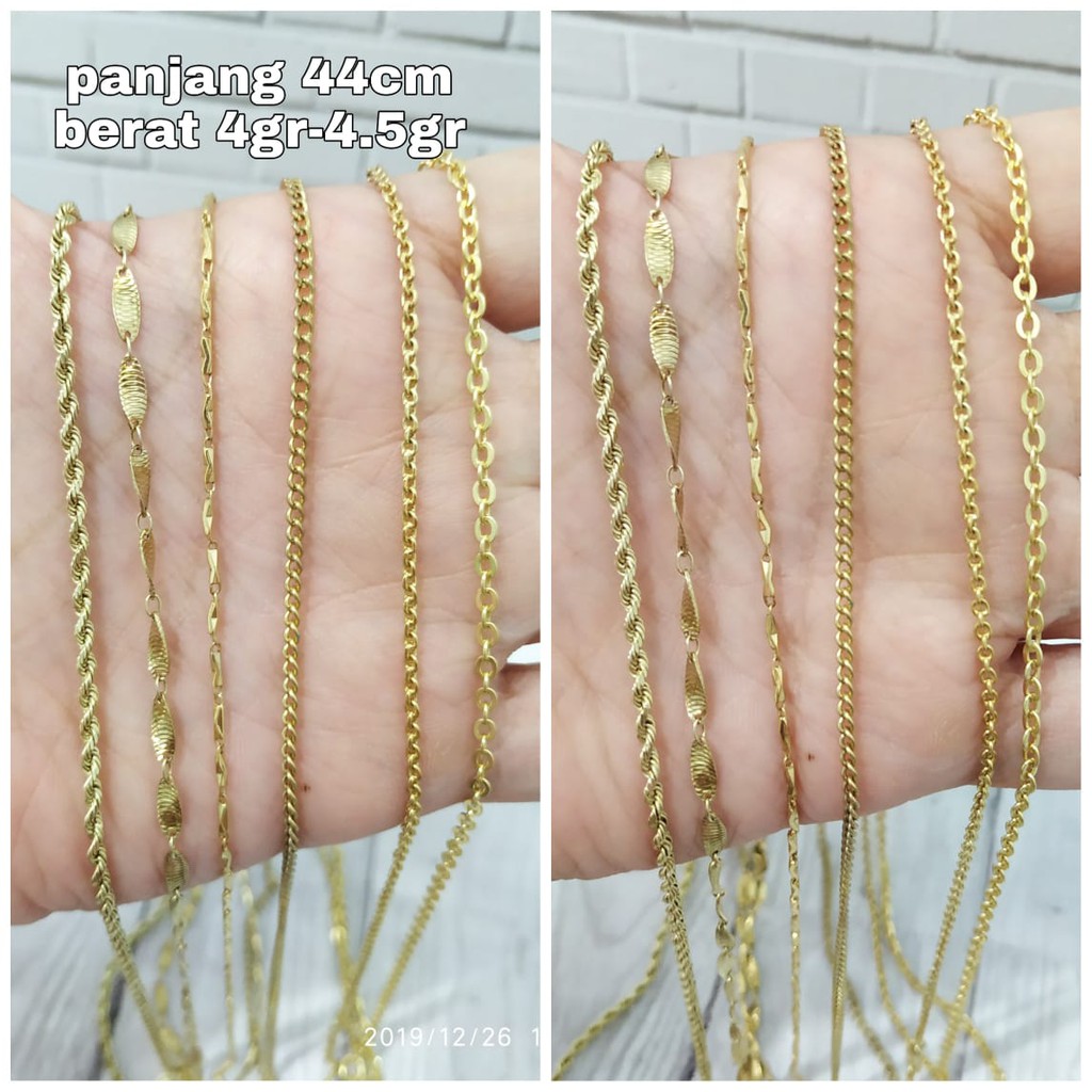 KALUNG MOTIF PERAK ASLI S925 CC747 (RANDOM) INFO TERLEBIH DAHULU STOK YANG MASIH ADA