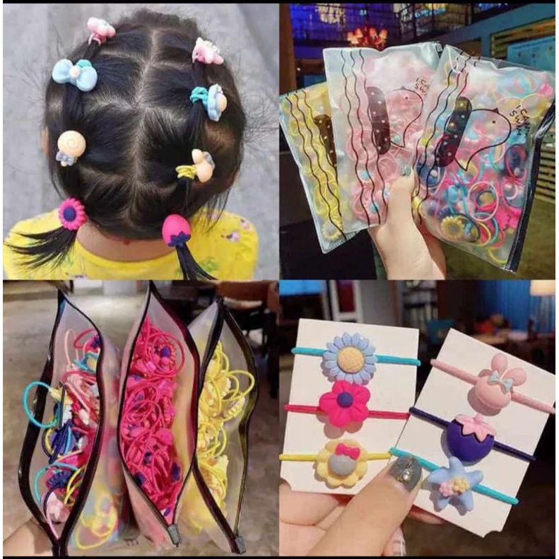 Ikat Rambut Anak Karakter (20pcs)