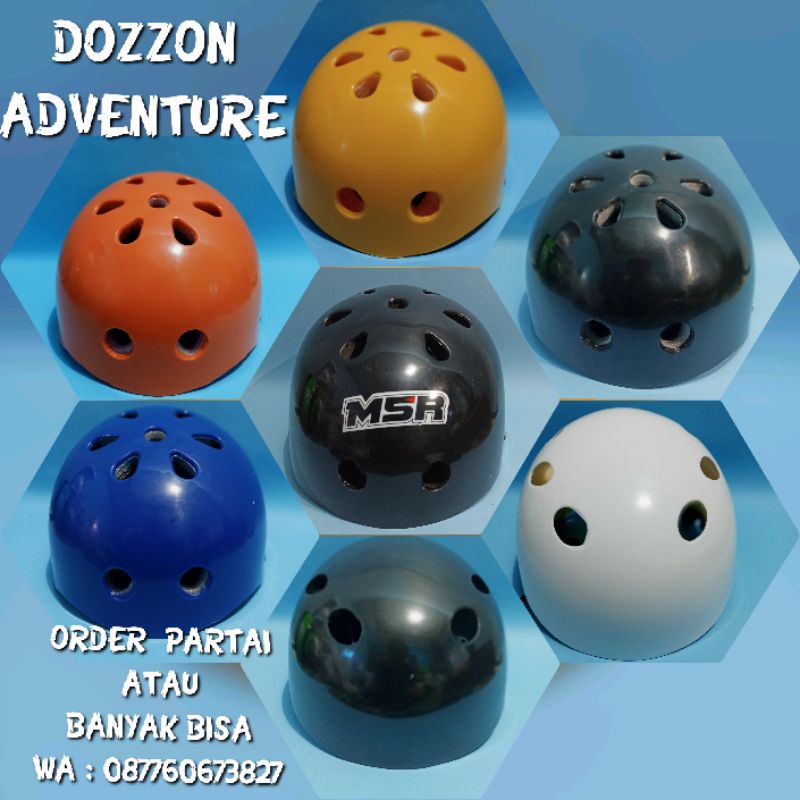 Helm Rafting Sepeda Flying Fox-Arung Jeram-Climbing Safety-Sepatu Roda