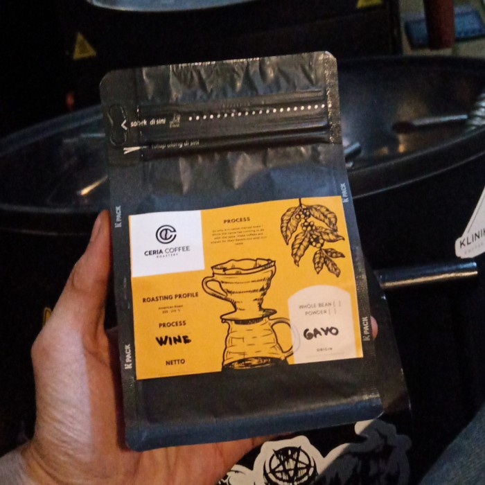 

(BISA COD) kopi arabika gayo wine 250gr - giling halus