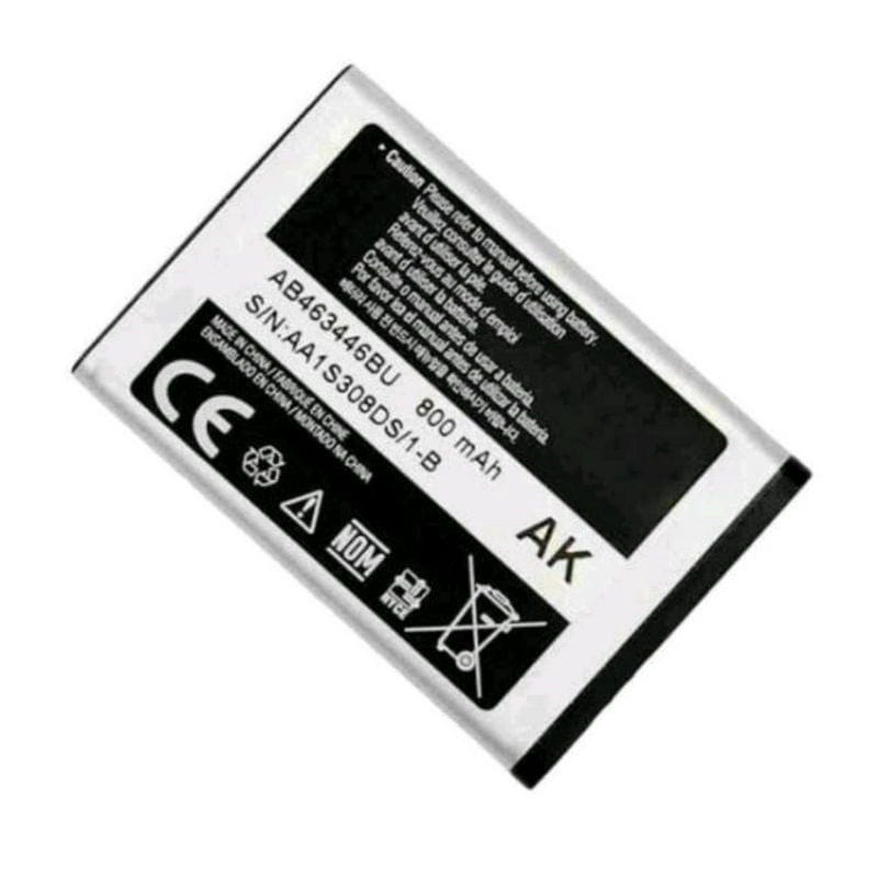 Batre Baterai Samsung C3303 Champ E1272 Caramel C140 C3303 AB463446BU 800mAh Batery Batre