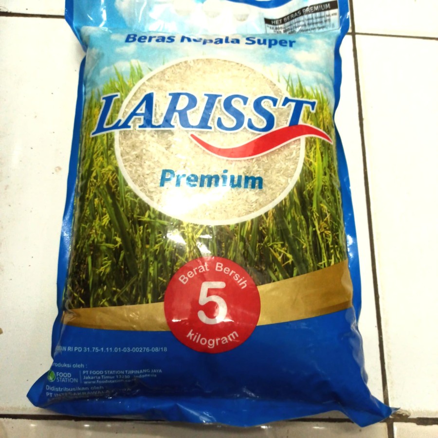 

Beras Kepala Super Larisst Premium 5 kg