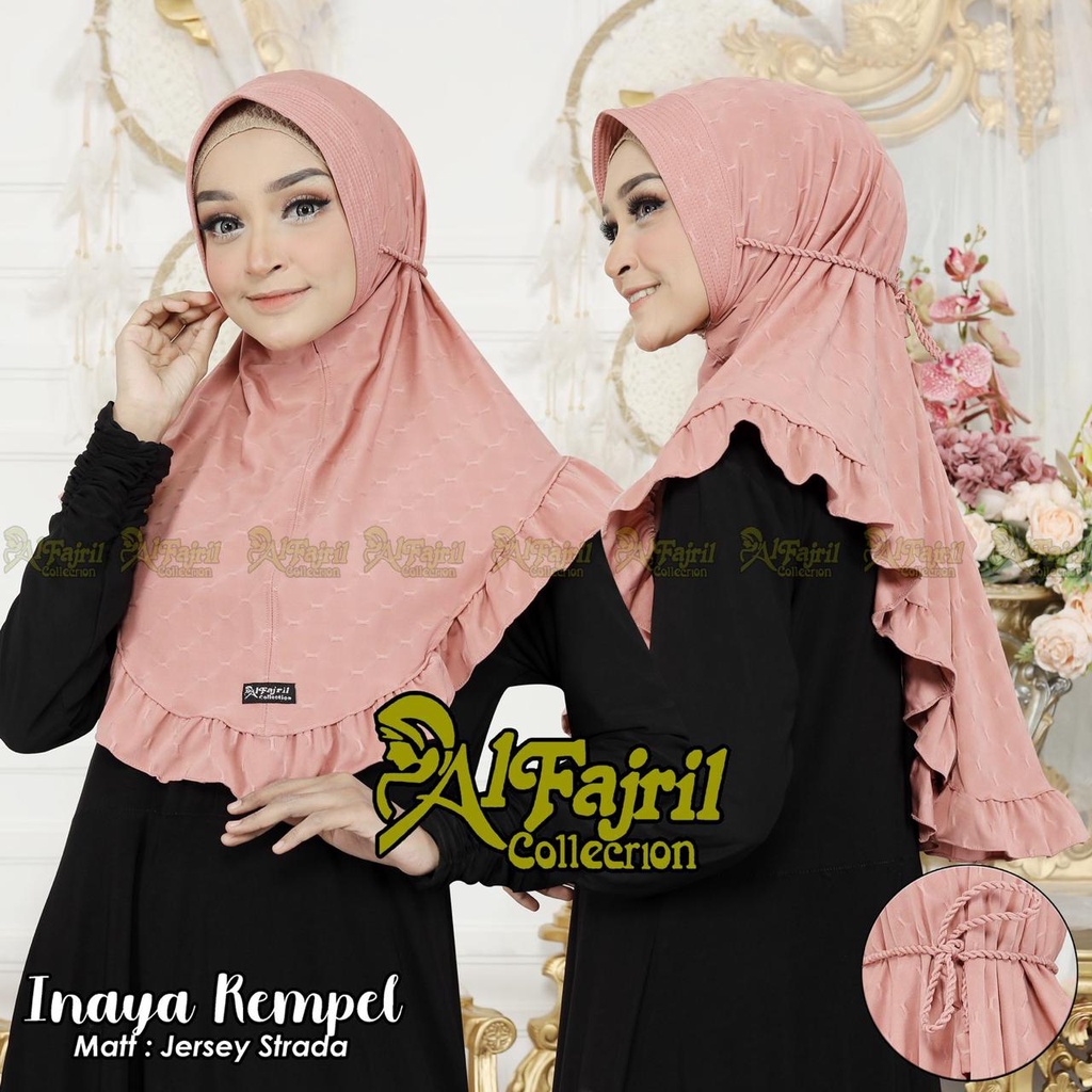 HIJAB INSTAN BERGO INAYA REMPEL TALI KEPANG AL FAJRIL COLLECTION