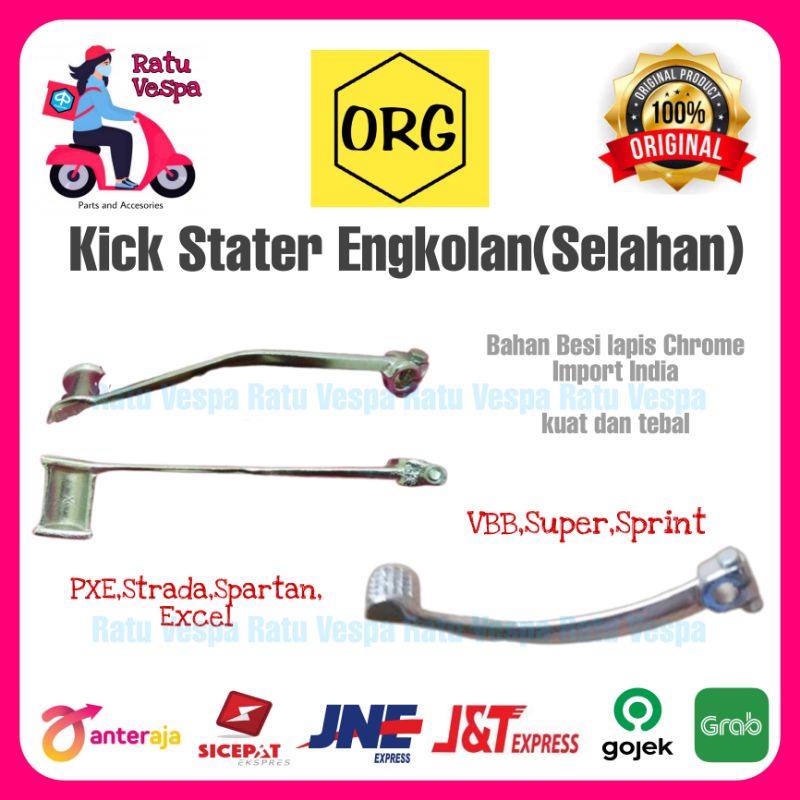 Kick Stater Engkolan Selahan Vespa Super,VBB,Sprint,PX,Strada,Excel