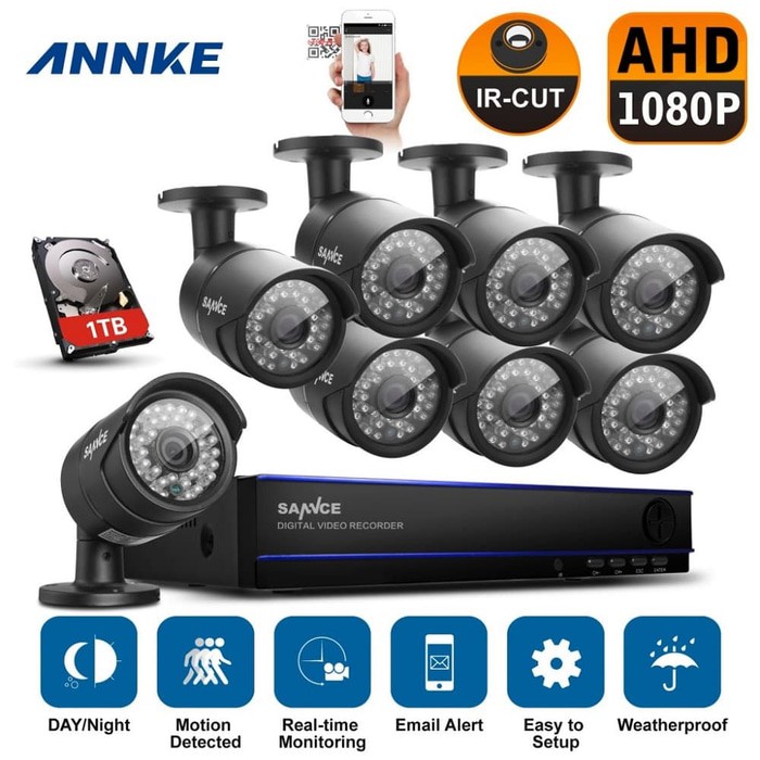 DVR H264   Bullet Cameras  S4 1136 Nv