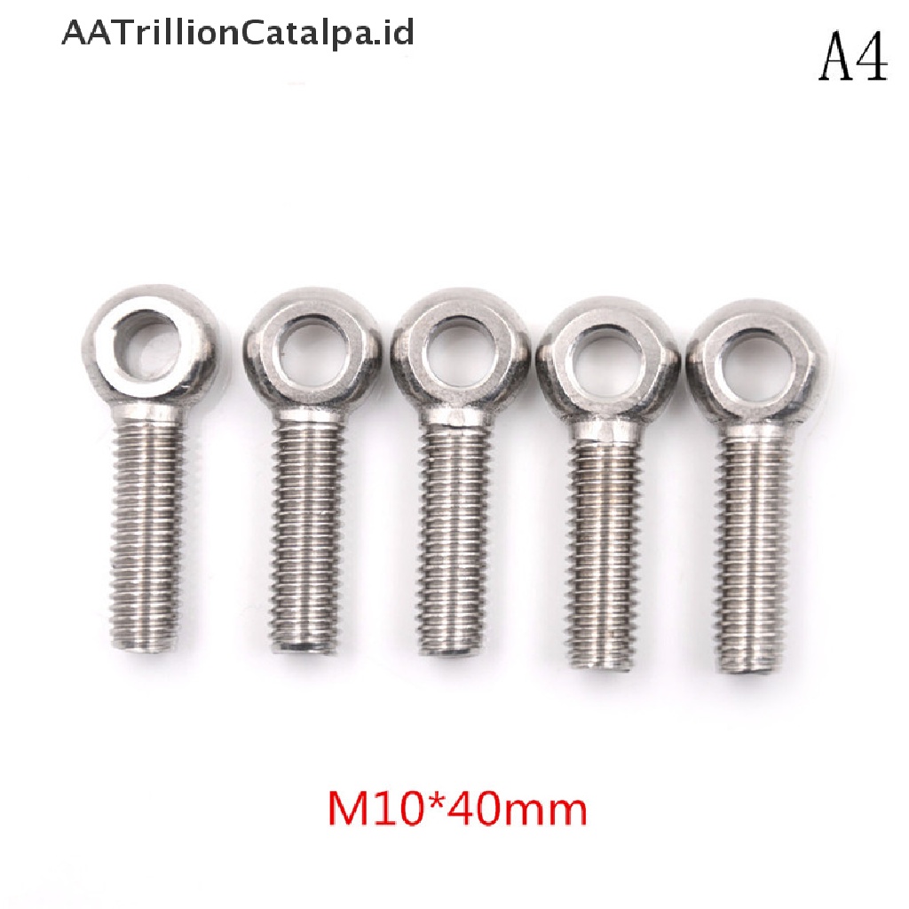 (Aatrillioncatalpa) 5pcs Baut M5 M6 M8 M10 M12 Id Bahan Stainless Steel