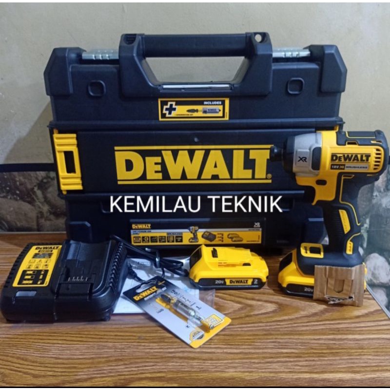 Mesin Bor Obeng DEWALT DCF887D2A 20V Impact Driver DEWALT DCF887D2 DCF887 20Volt DCF 887