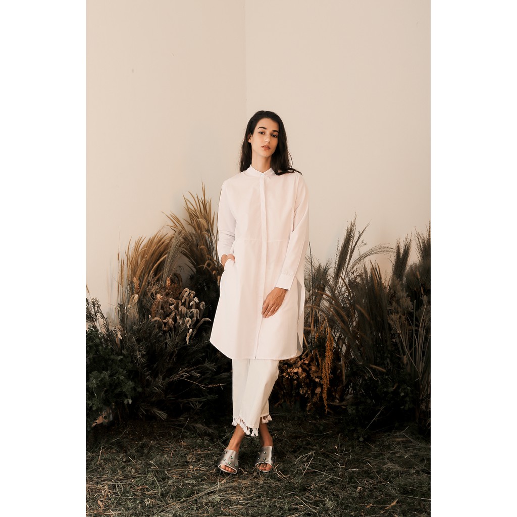 EESOME Burma Dress White