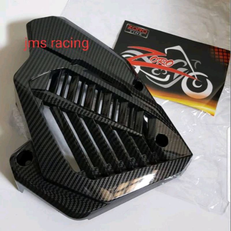 cover tutup motif carbon radiator vario 125/vario150 tahun 2013-2022 zoro pnp