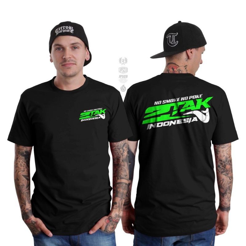 KAOS 2TAK nosmokenopoke // TSHIRT 2tak baju racing RA_CLOTHING